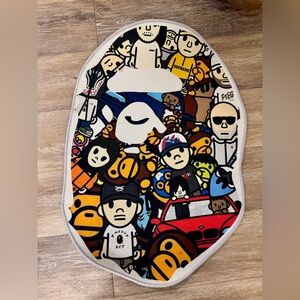 BRAND NEW! Supreme X Nba X Bape Rug!